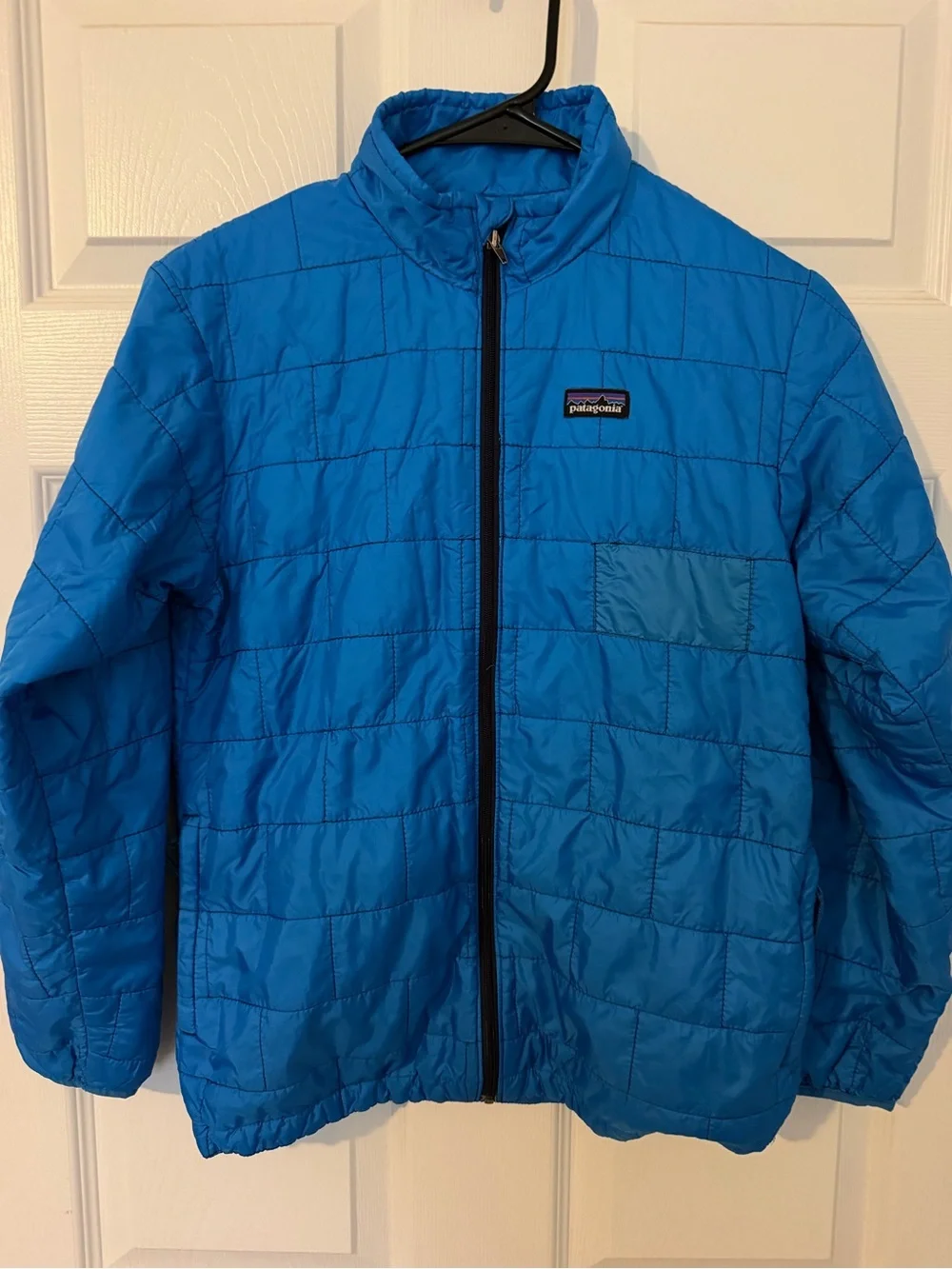 Patagonia Kids Blue Quilted Puffer Jacket